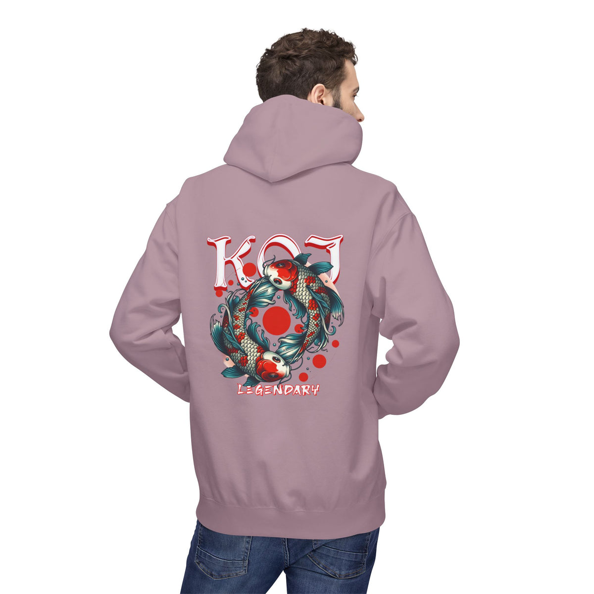 Legendary Koi Graphic Hoodie – Japanese Koi Fish Streetwear