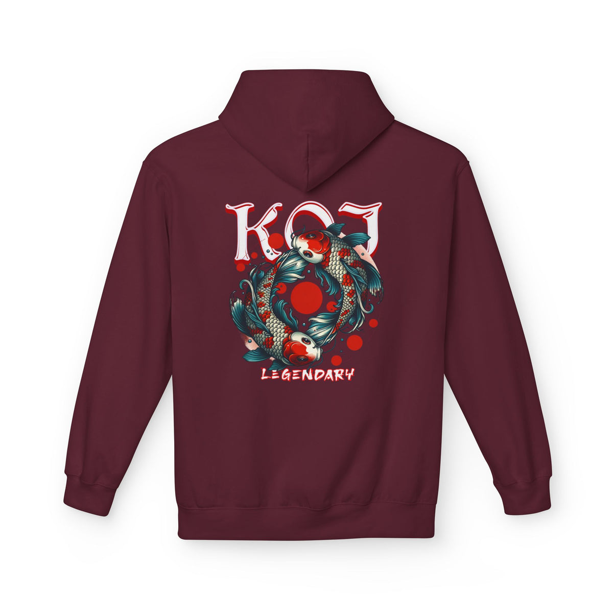 Legendary Koi Graphic Hoodie – Japanese Koi Fish Streetwear
