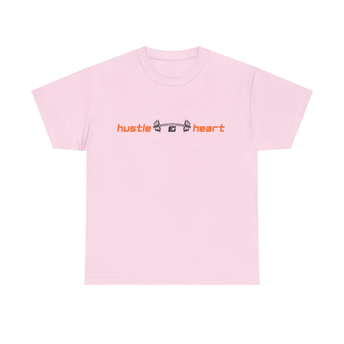 Hustle Heart Graphic Tee — Minimal Motivational T-Shirt