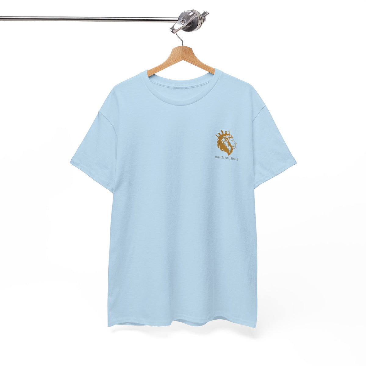 T-Shirt — Minimal Golden Deer Chest Logo Tee