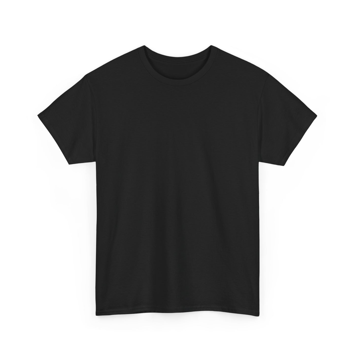 Dynasty Statue Graphic Tee — Bold Text Backprint Streetwear T-Shirt