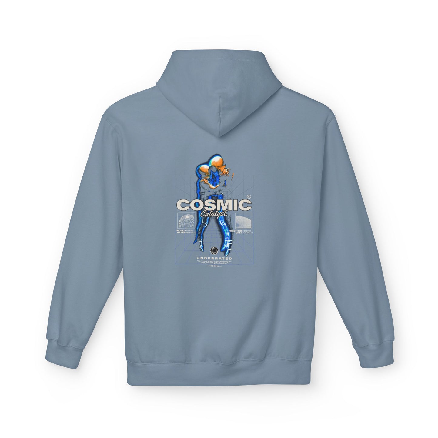 Cosmic Catalyst Graphic Hoodie — Futuristic Sci-Fi