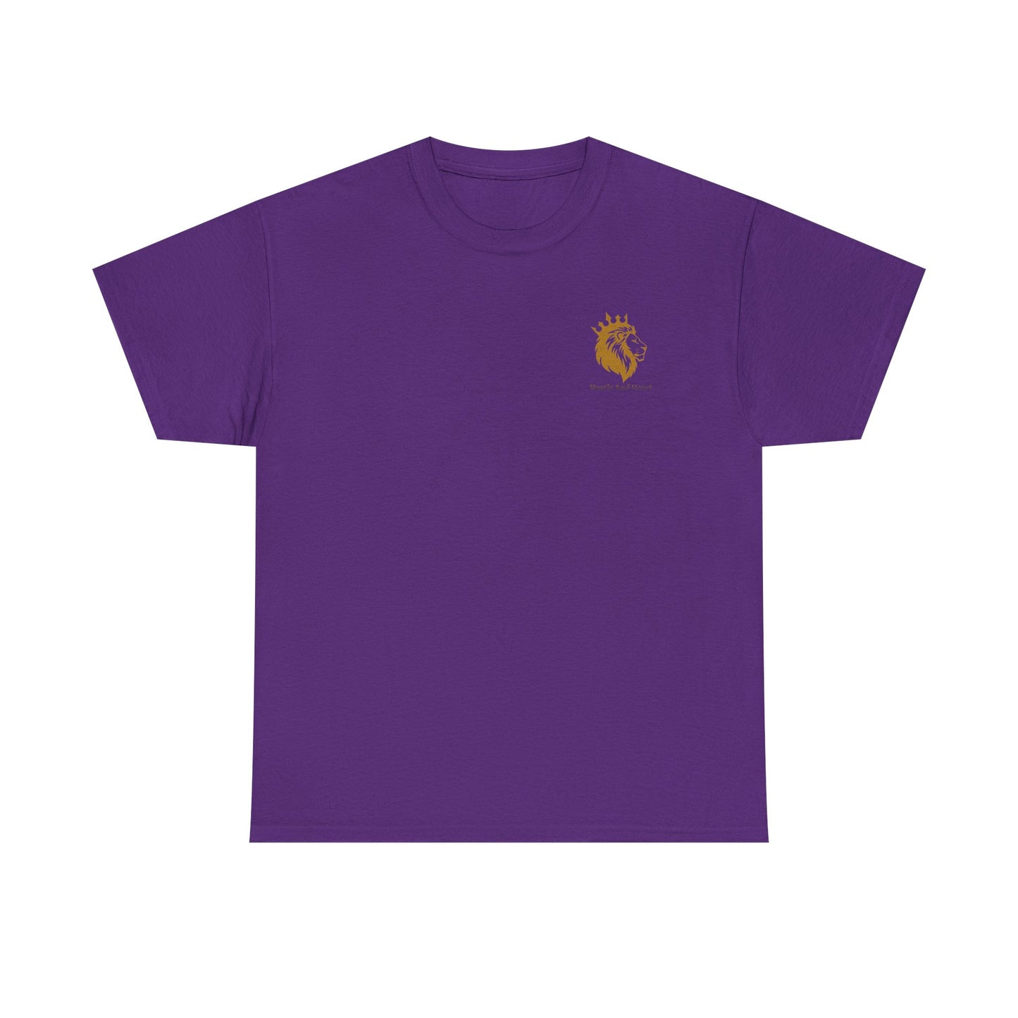 T-Shirt — Minimal Golden Deer Chest Logo Tee