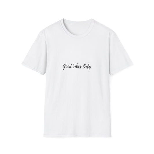 Good Vibes Only T-Shirt — Minimal Script Casual Tee
