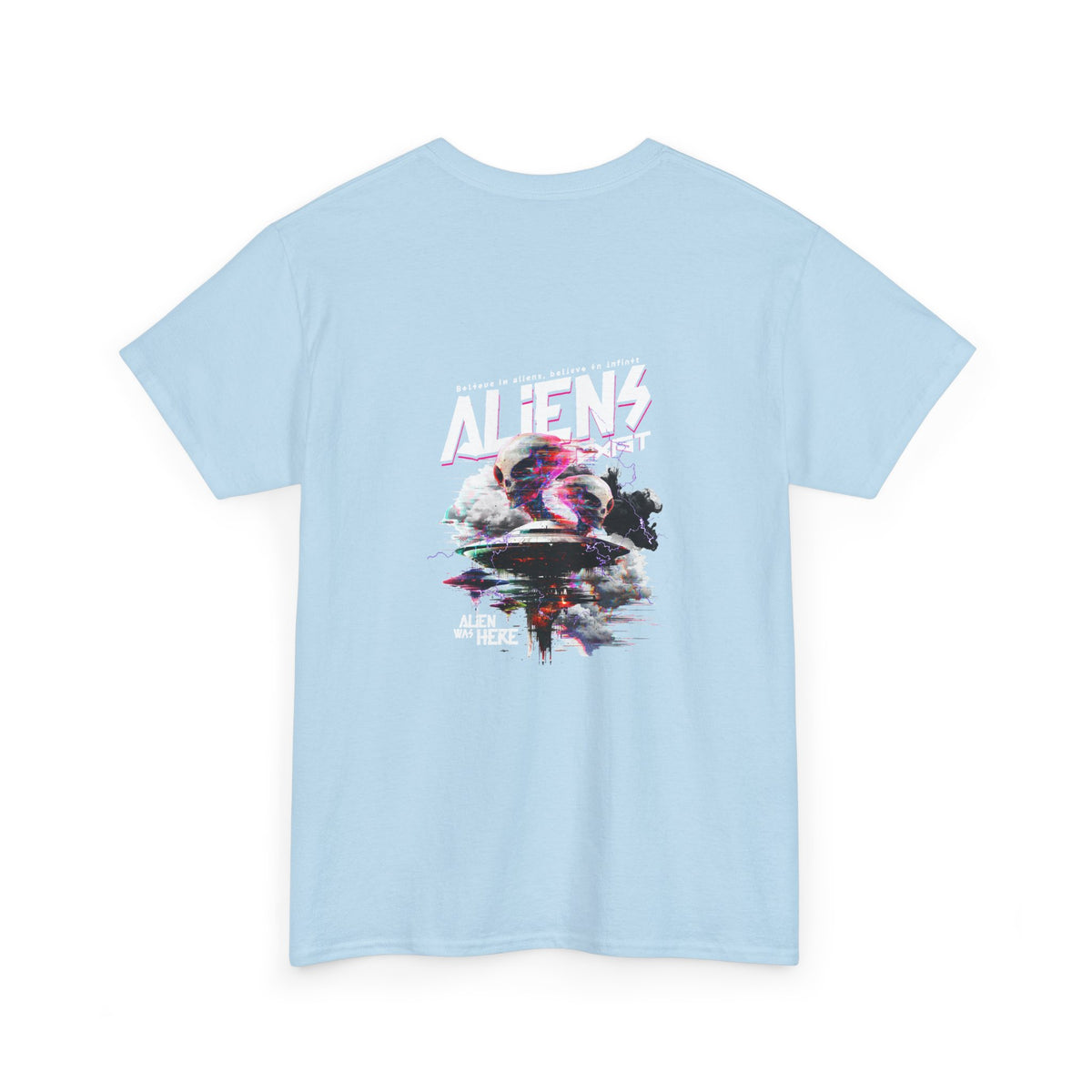 Aliens Exist T-Shirt — Sci-Fi Alien Graphic Streetwear Tee