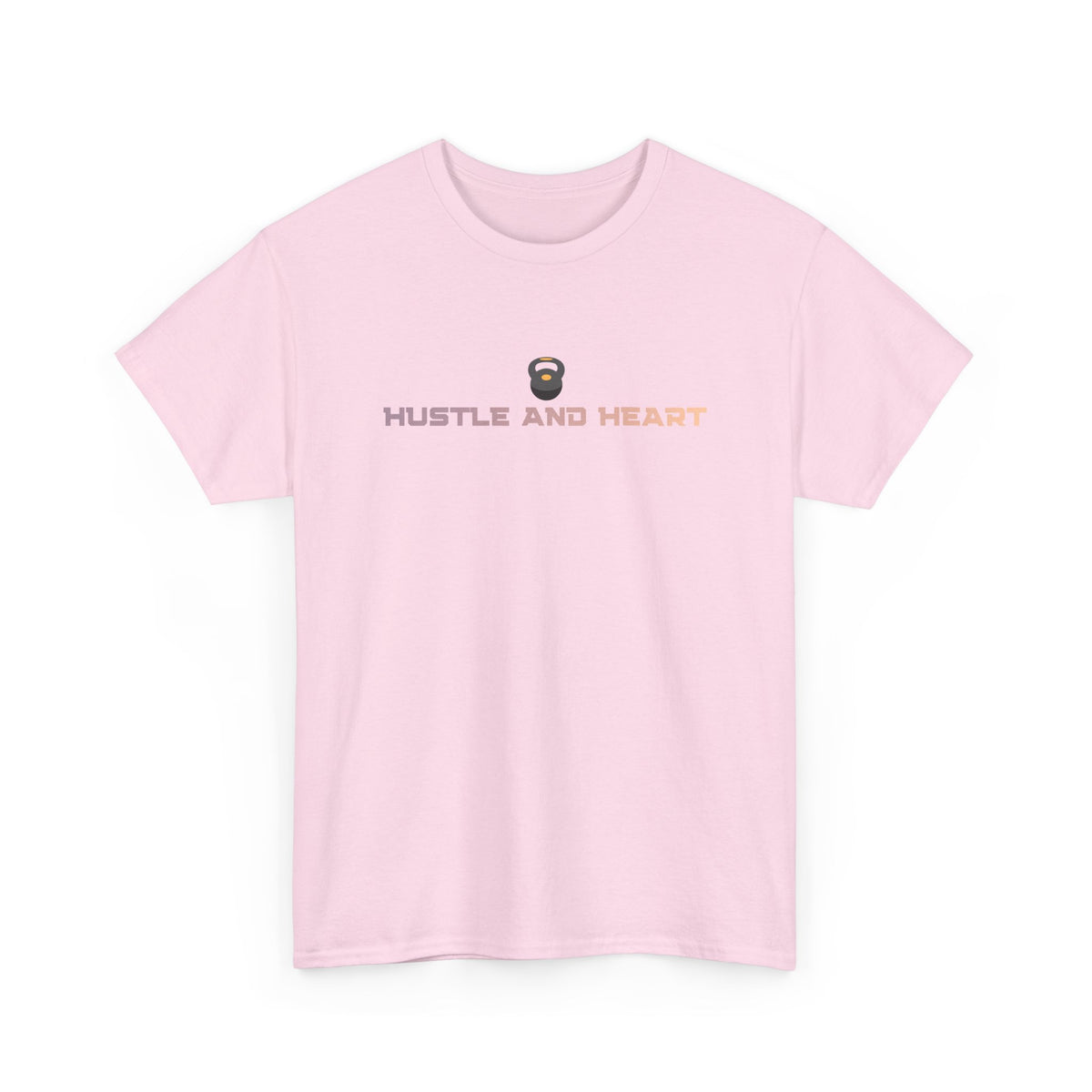 Hustle and Heart Tee — Minimal Motivational Graphic T-Shirt