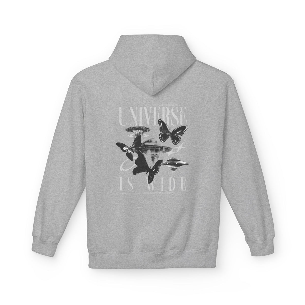 Universe Is Wide Graphic Hoodie — Space Exploration