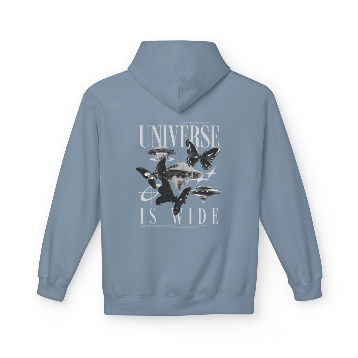 Universe Is Wide Graphic Hoodie — Space Exploration