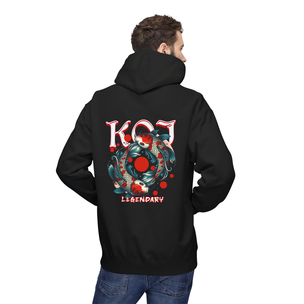 Legendary Koi Graphic Hoodie – Japanese Koi Fish Streetwear