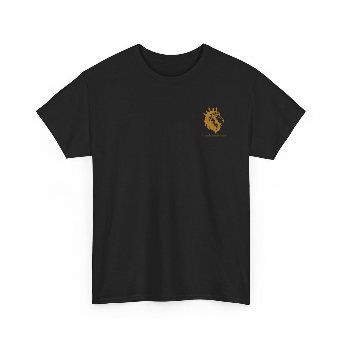 T-Shirt — Minimal Golden Deer Chest Logo Tee