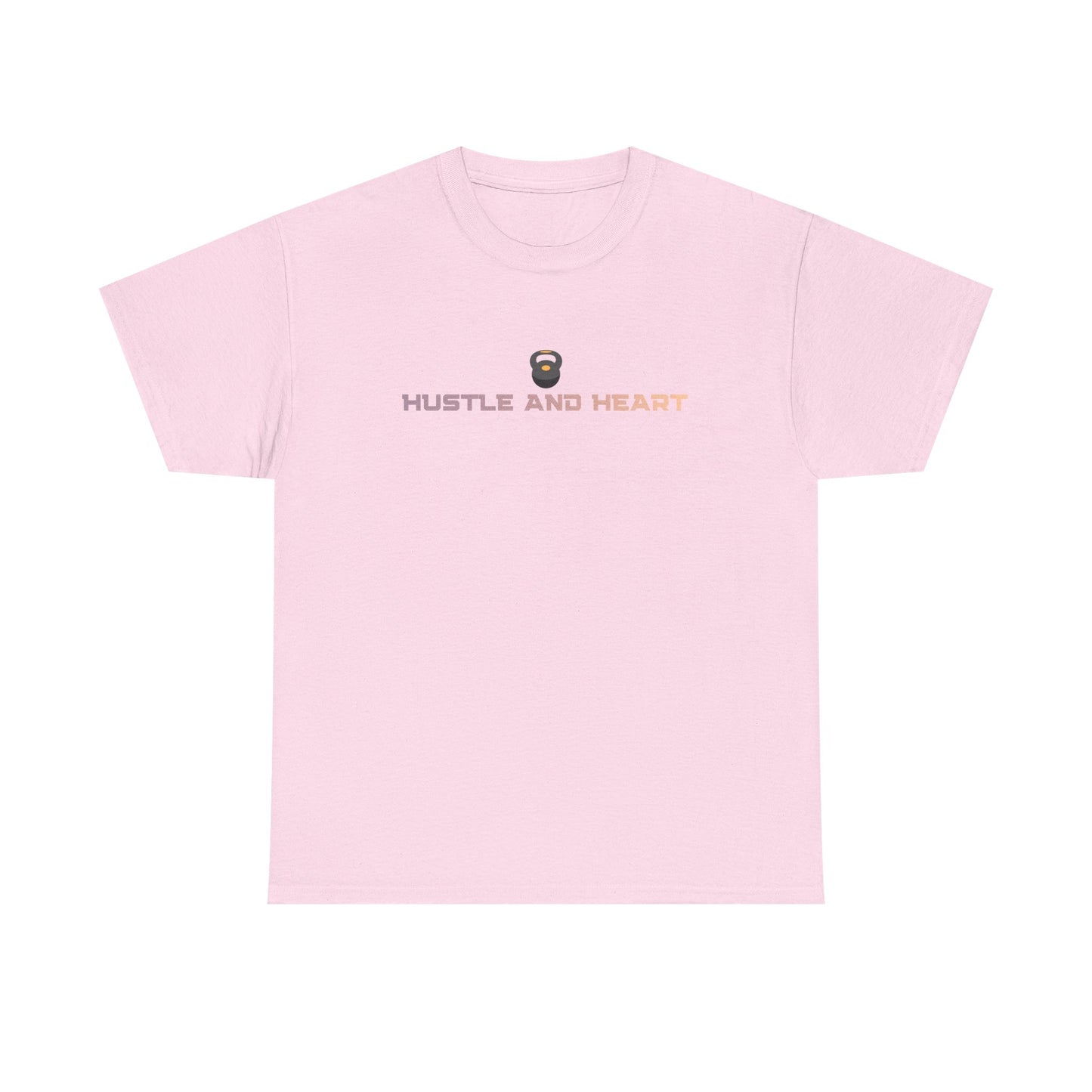 Hustle and Heart Tee — Minimal Motivational Graphic T-Shirt