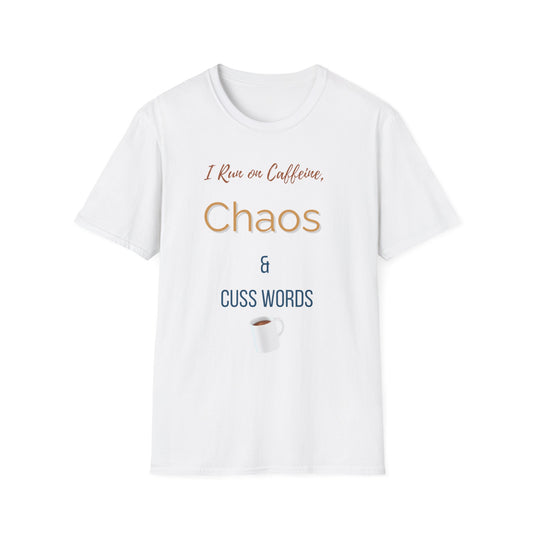 Coffee, Chaos & Cuss Words T-Shirt
