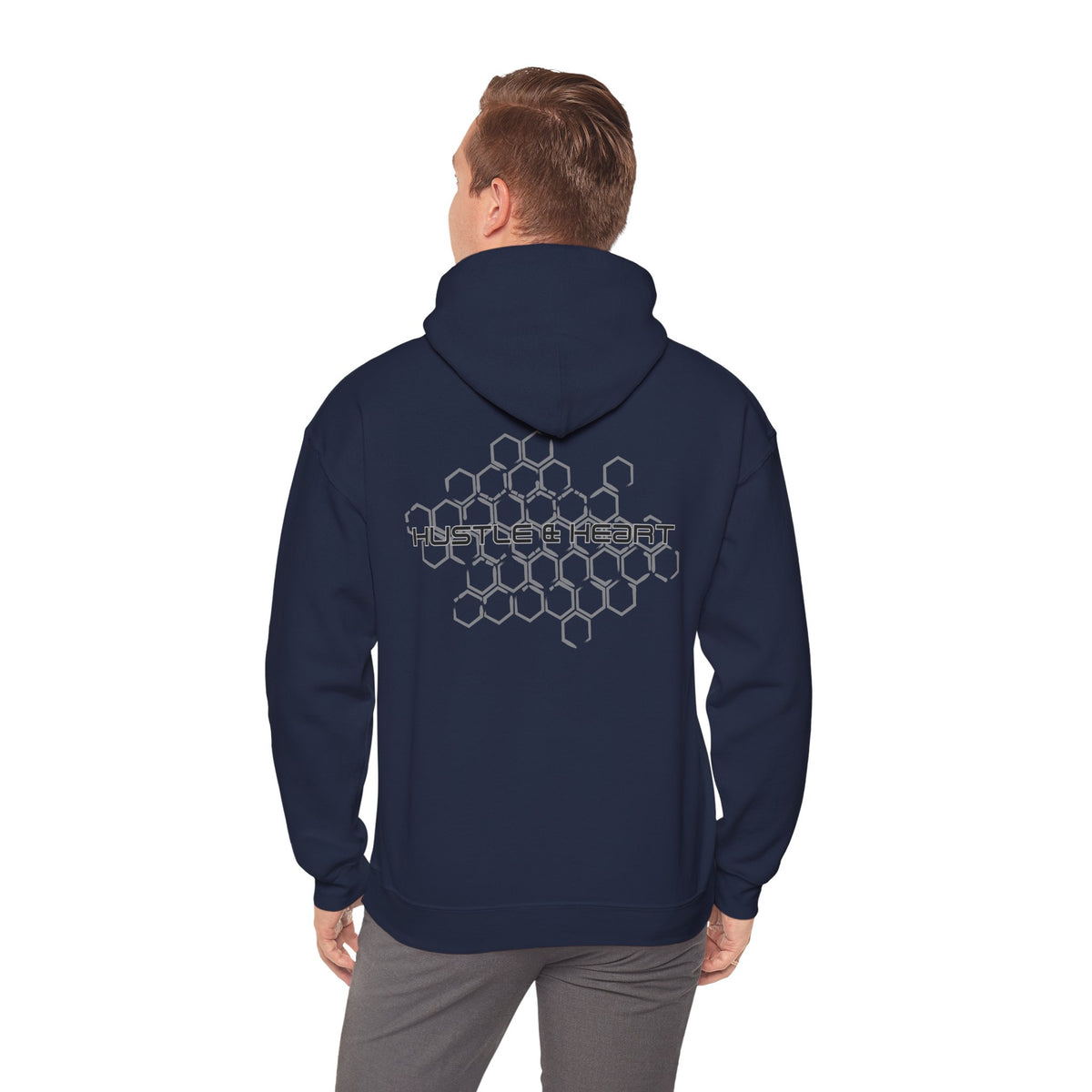 Hoodie — Hustle & Heart Honeycomb Graphic Hooded Sweatshirt