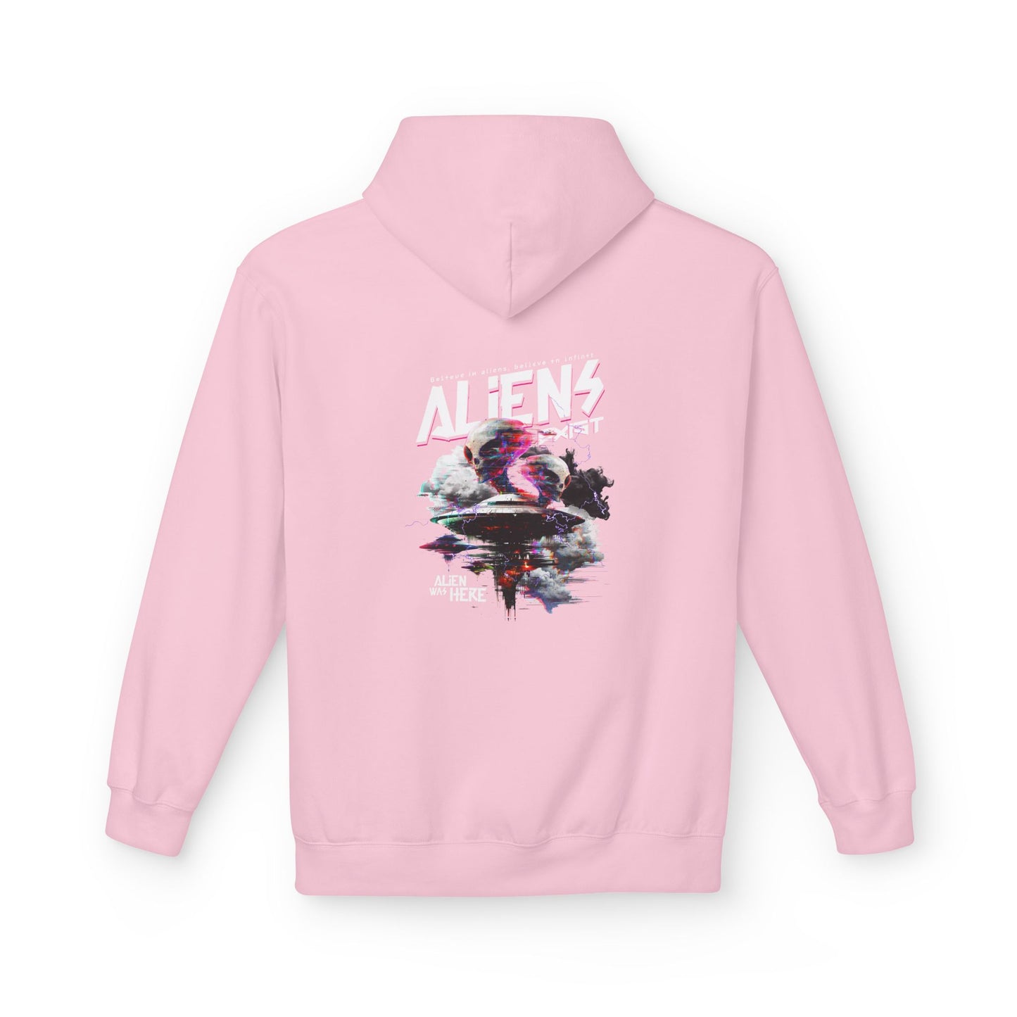 Aliens Exist Graphic Hoodie — Sci-Fi Alien Streetwear