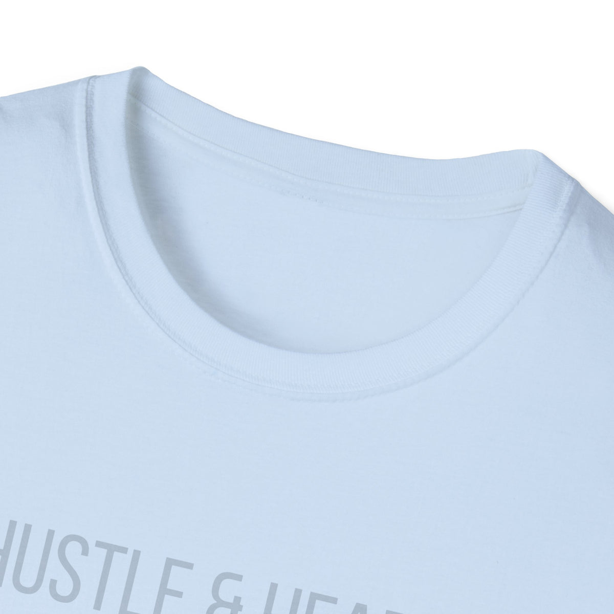 Hustle & Heart Geometric Tee — Motivational Graphic T-Shirt