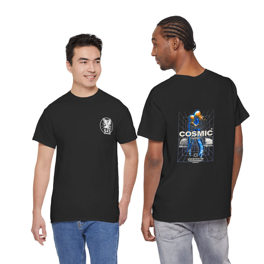Cosmic Catalyst T-Shirt — Futuristic Sci-Fi Graphic Tee