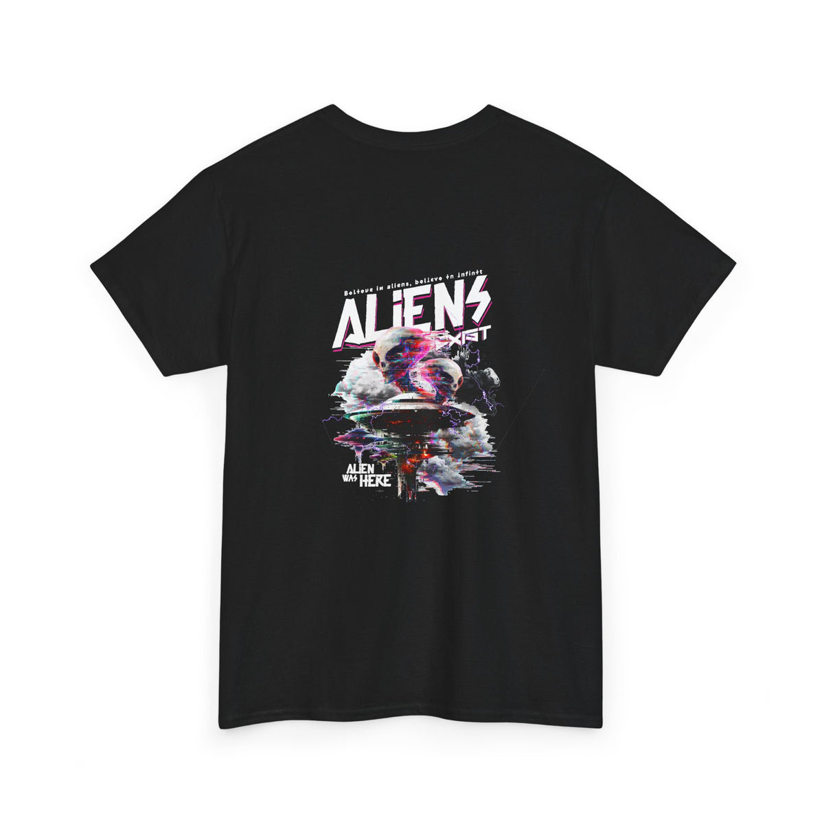 Aliens Exist T-Shirt — Sci-Fi Alien Graphic Streetwear Tee
