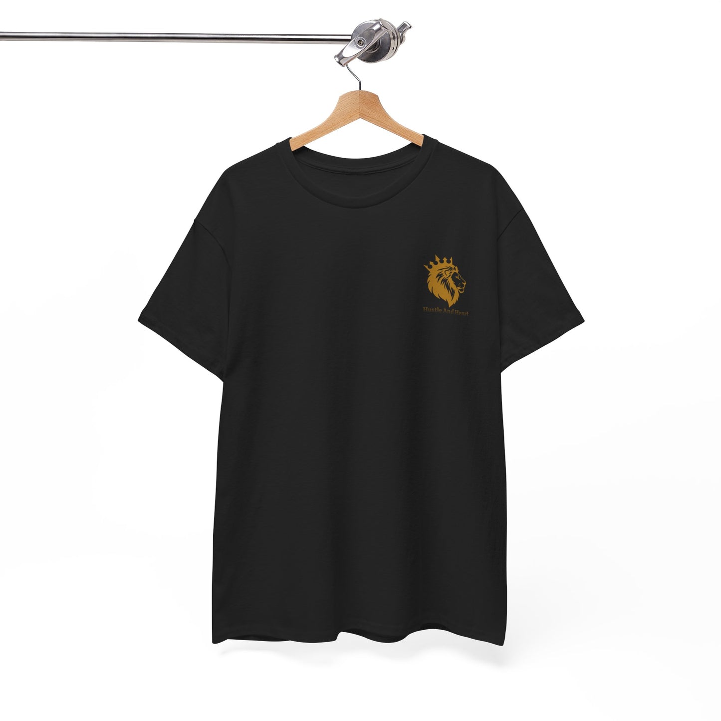 T-Shirt — Minimal Golden Deer Chest Logo Tee