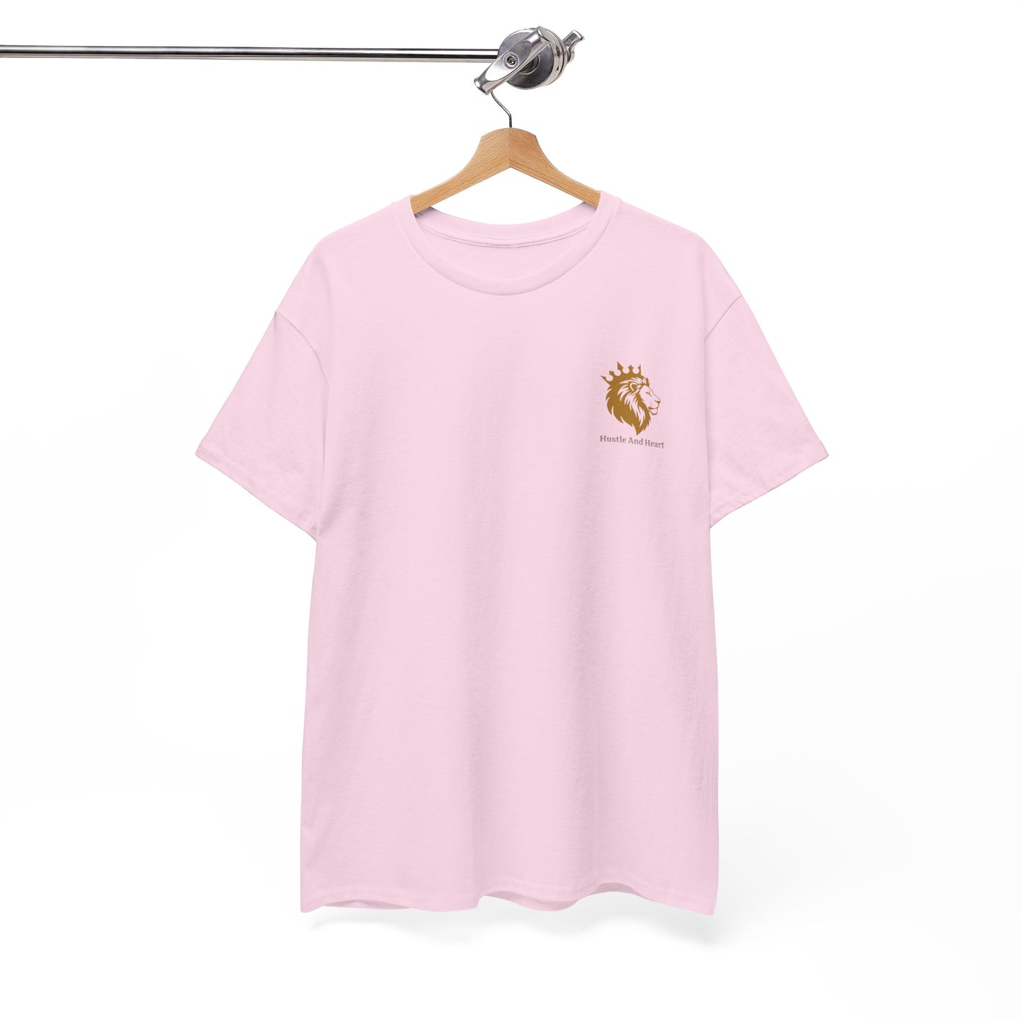 T-Shirt — Minimal Golden Deer Chest Logo Tee