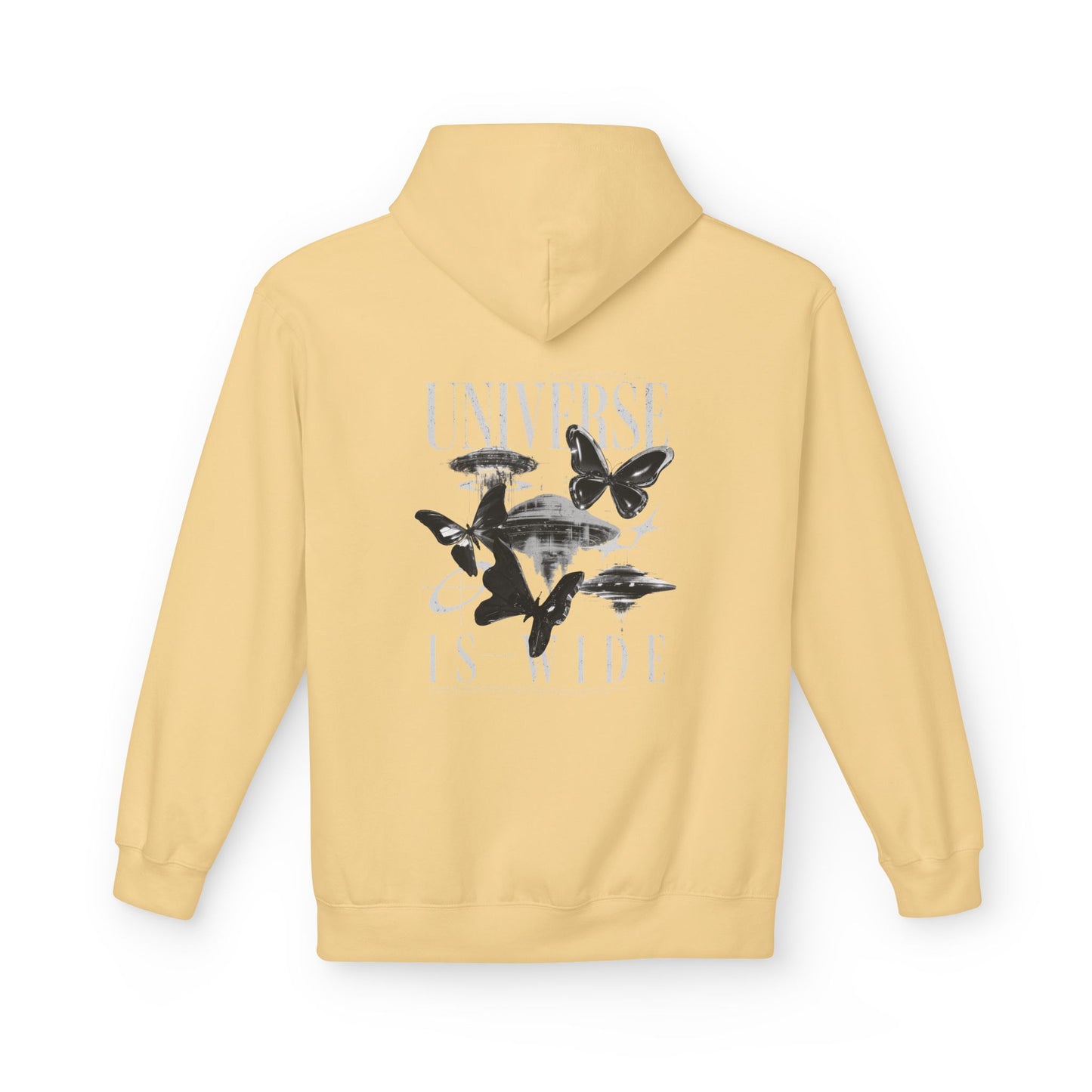 Universe Is Wide Graphic Hoodie — Space Exploration