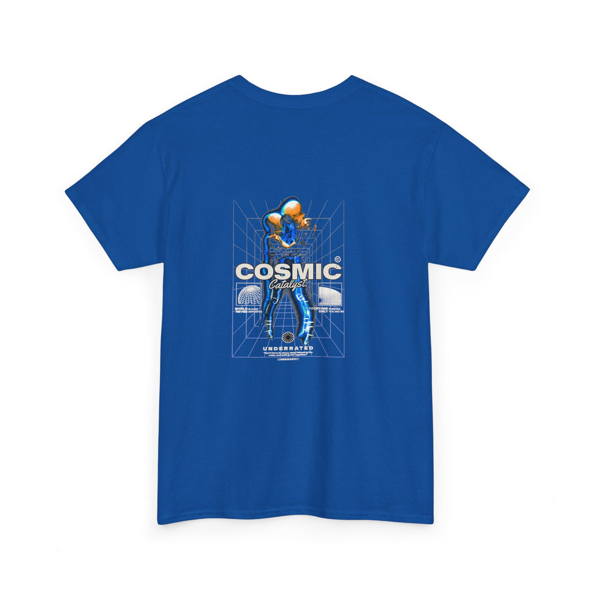 Cosmic Catalyst T-Shirt — Futuristic Sci-Fi Graphic Tee