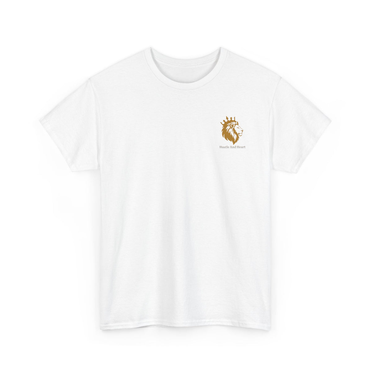T-Shirt — Minimal Golden Deer Chest Logo Tee