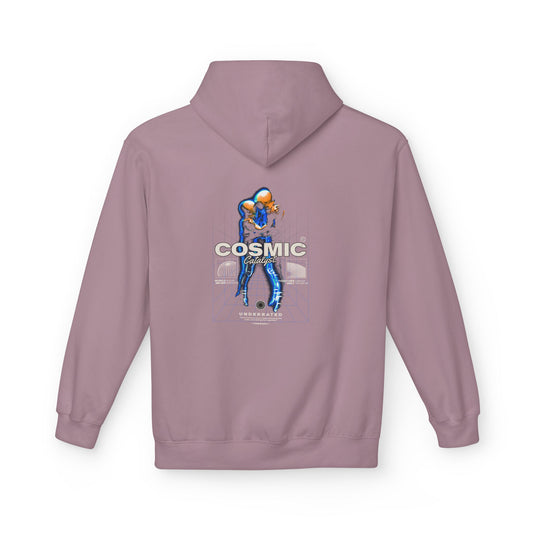 Cosmic Catalyst Graphic Hoodie — Futuristic Sci-Fi