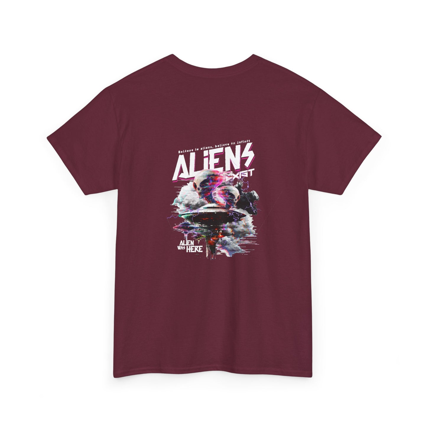 Aliens Exist T-Shirt — Sci-Fi Alien Graphic Streetwear Tee
