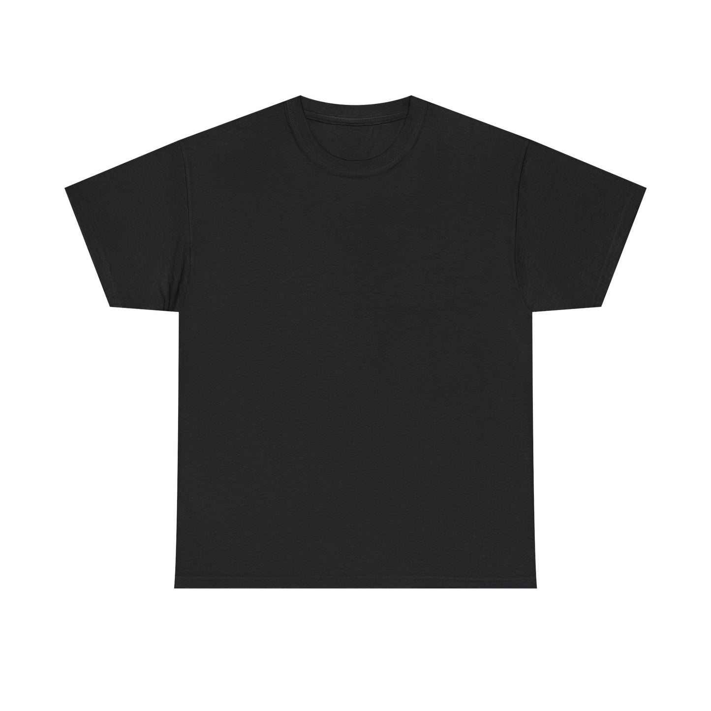 Dynasty Statue Graphic Tee — Bold Text Backprint Streetwear T-Shirt