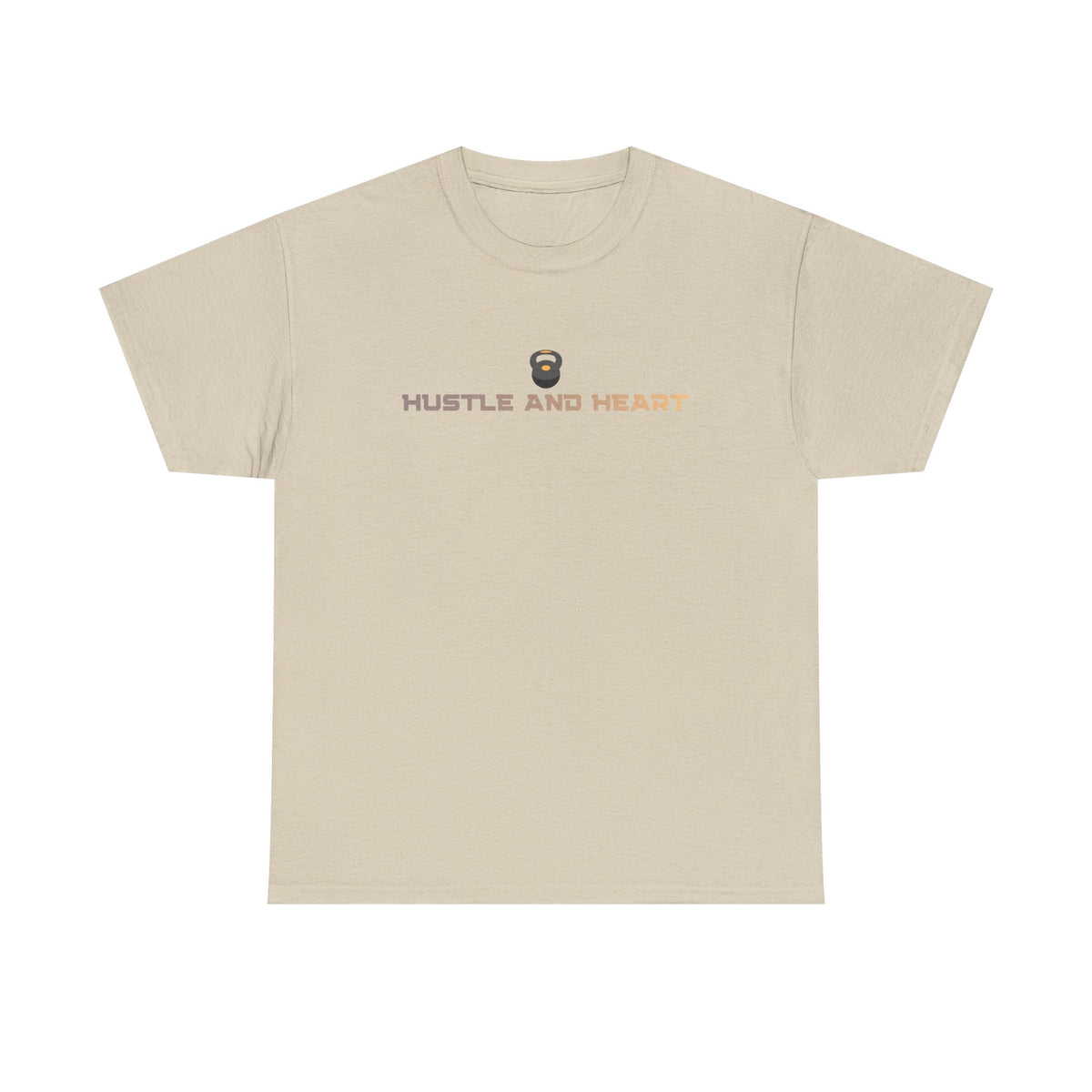 Hustle and Heart Tee — Minimal Motivational Graphic T-Shirt