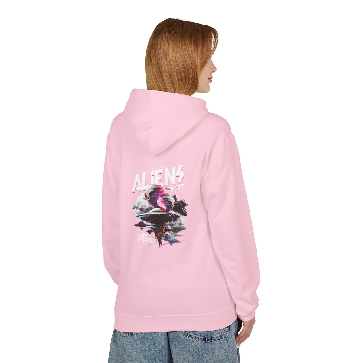 Aliens Exist Graphic Hoodie — Sci-Fi Alien Streetwear