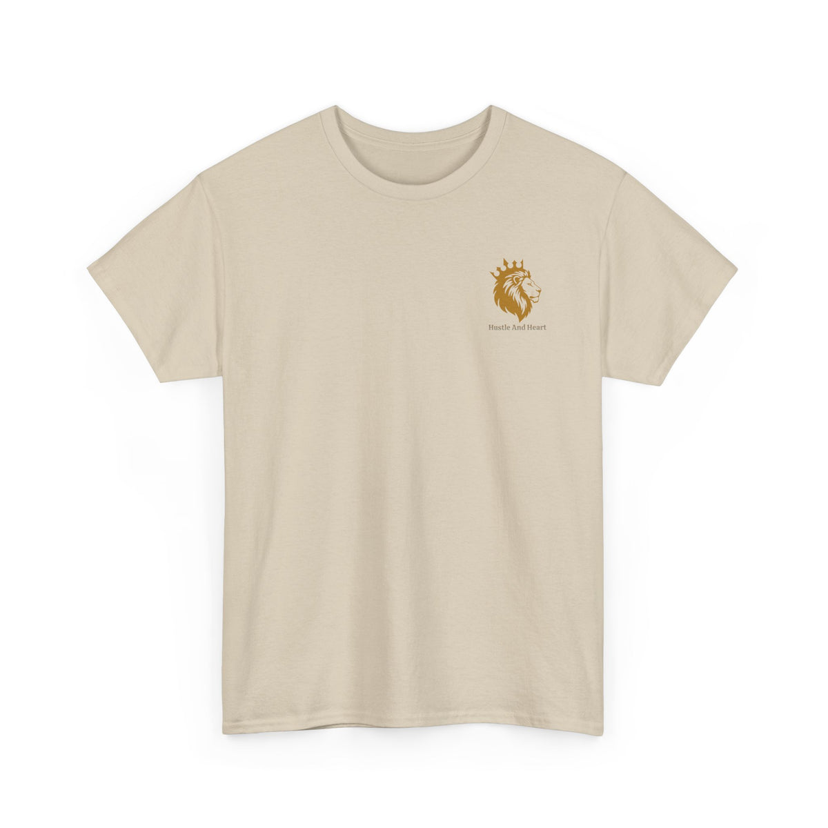 T-Shirt — Minimal Golden Deer Chest Logo Tee