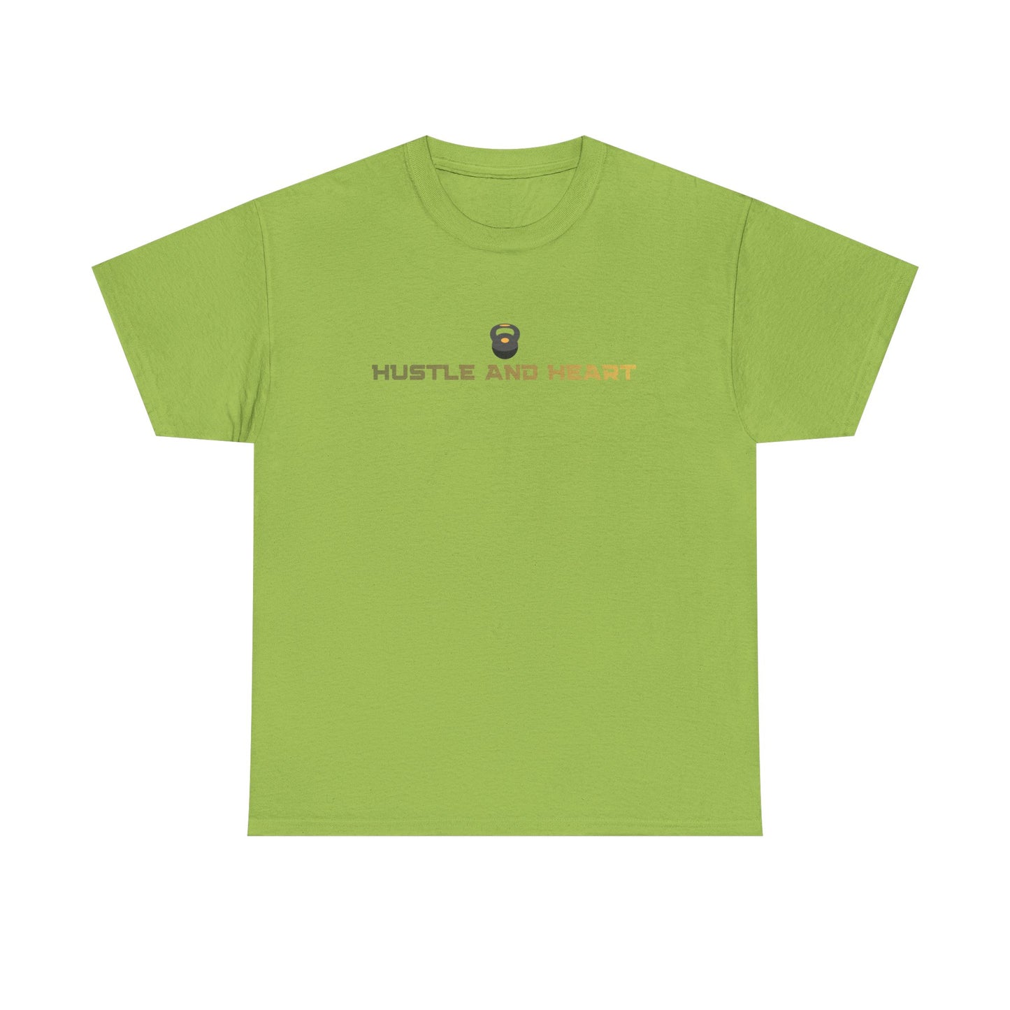 Hustle and Heart Tee — Minimal Motivational Graphic T-Shirt