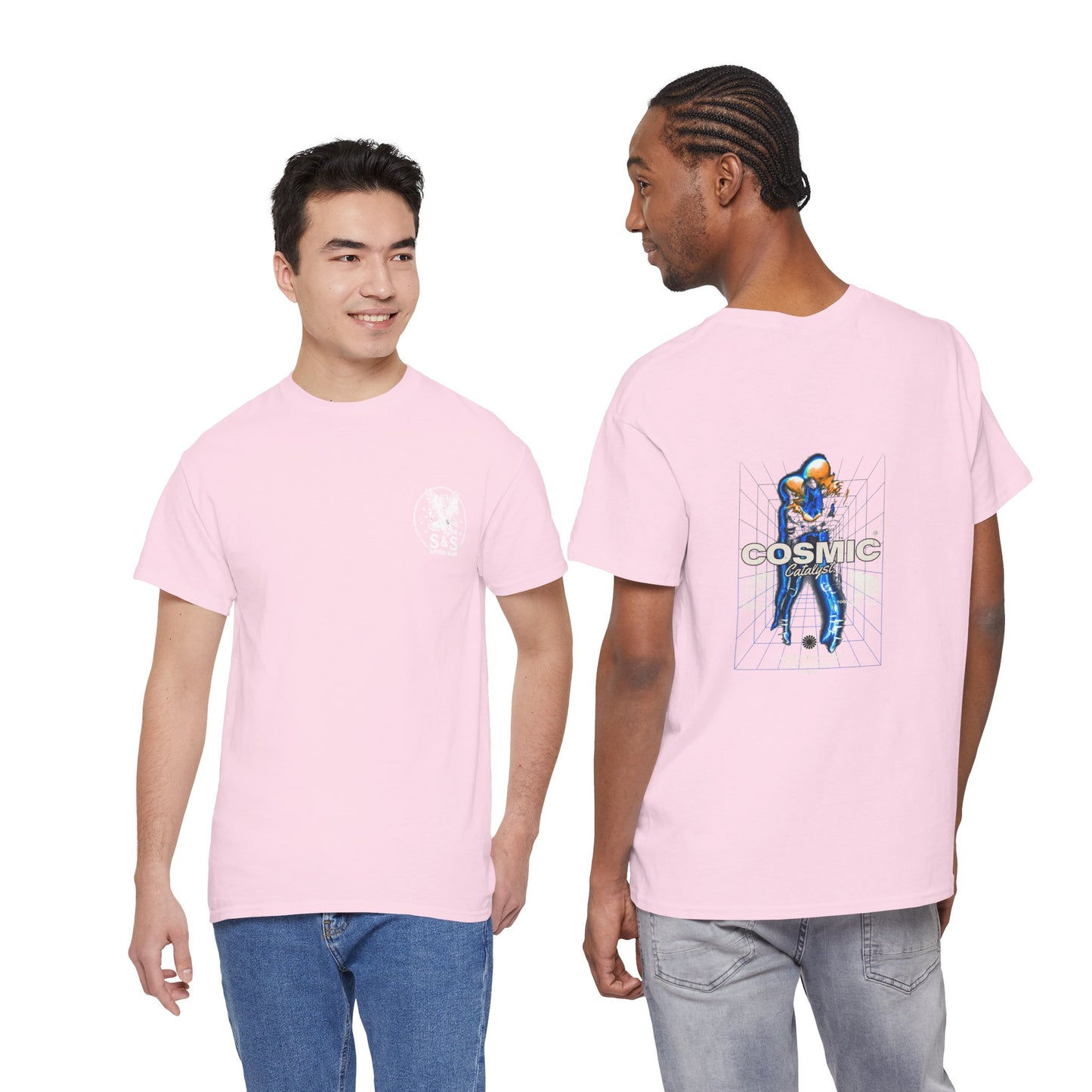 Cosmic Catalyst T-Shirt — Futuristic Sci-Fi Graphic Tee