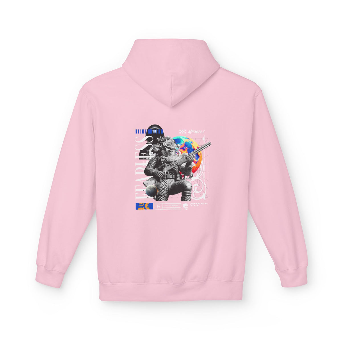 Fearless Memory Graphic Hoodie — Sci-Fi Soldier