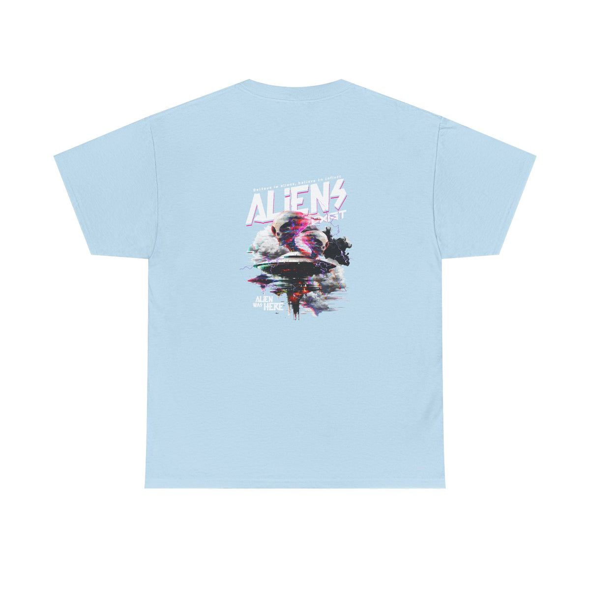 Aliens Exist T-Shirt — Sci-Fi Alien Graphic Streetwear Tee