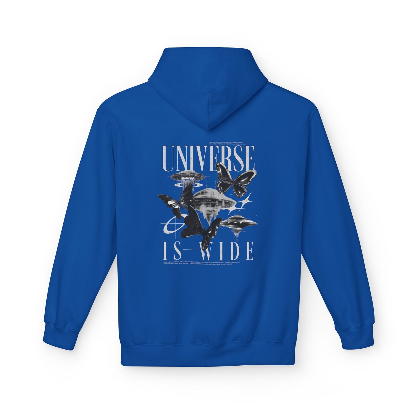 Universe Is Wide Graphic Hoodie — Space Exploration