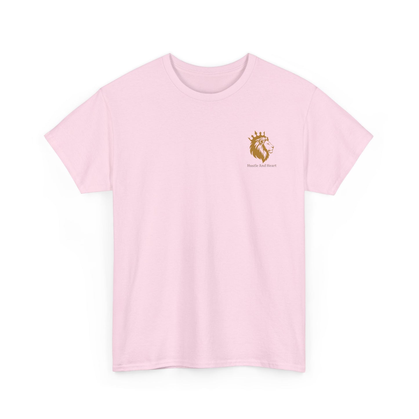 T-Shirt — Minimal Golden Deer Chest Logo Tee