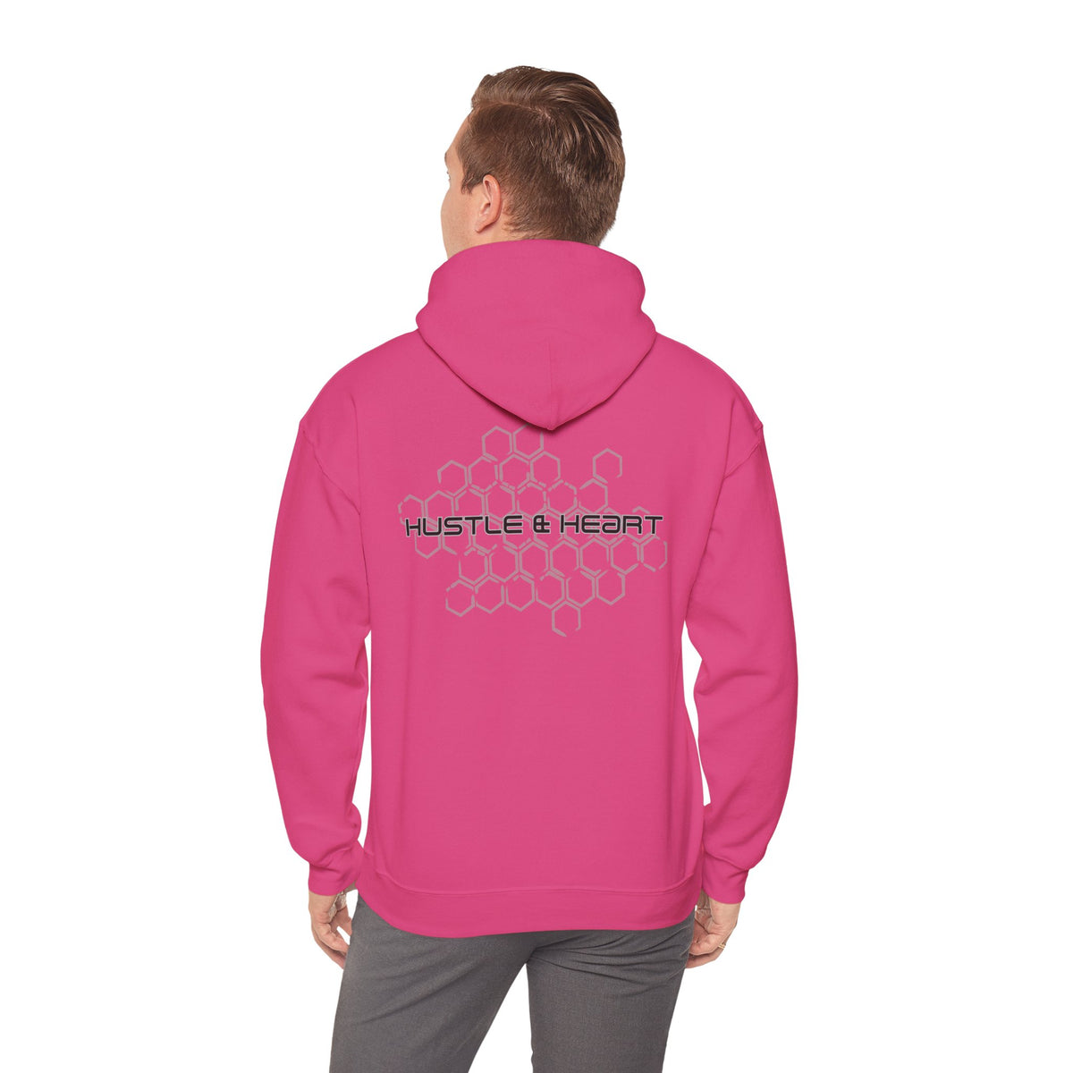 Hoodie — Hustle & Heart Honeycomb Graphic Hooded Sweatshirt