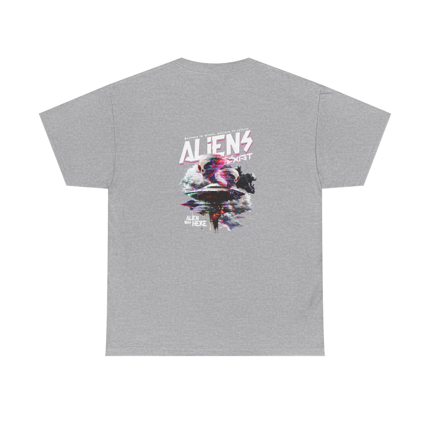 Aliens Exist T-Shirt — Sci-Fi Alien Graphic Streetwear Tee