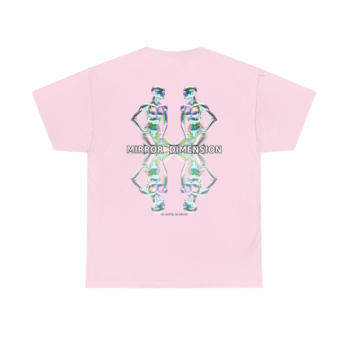 Mirror Dimension T-Shirt — Symmetrical Sci-Fi Alien Graphic Tee