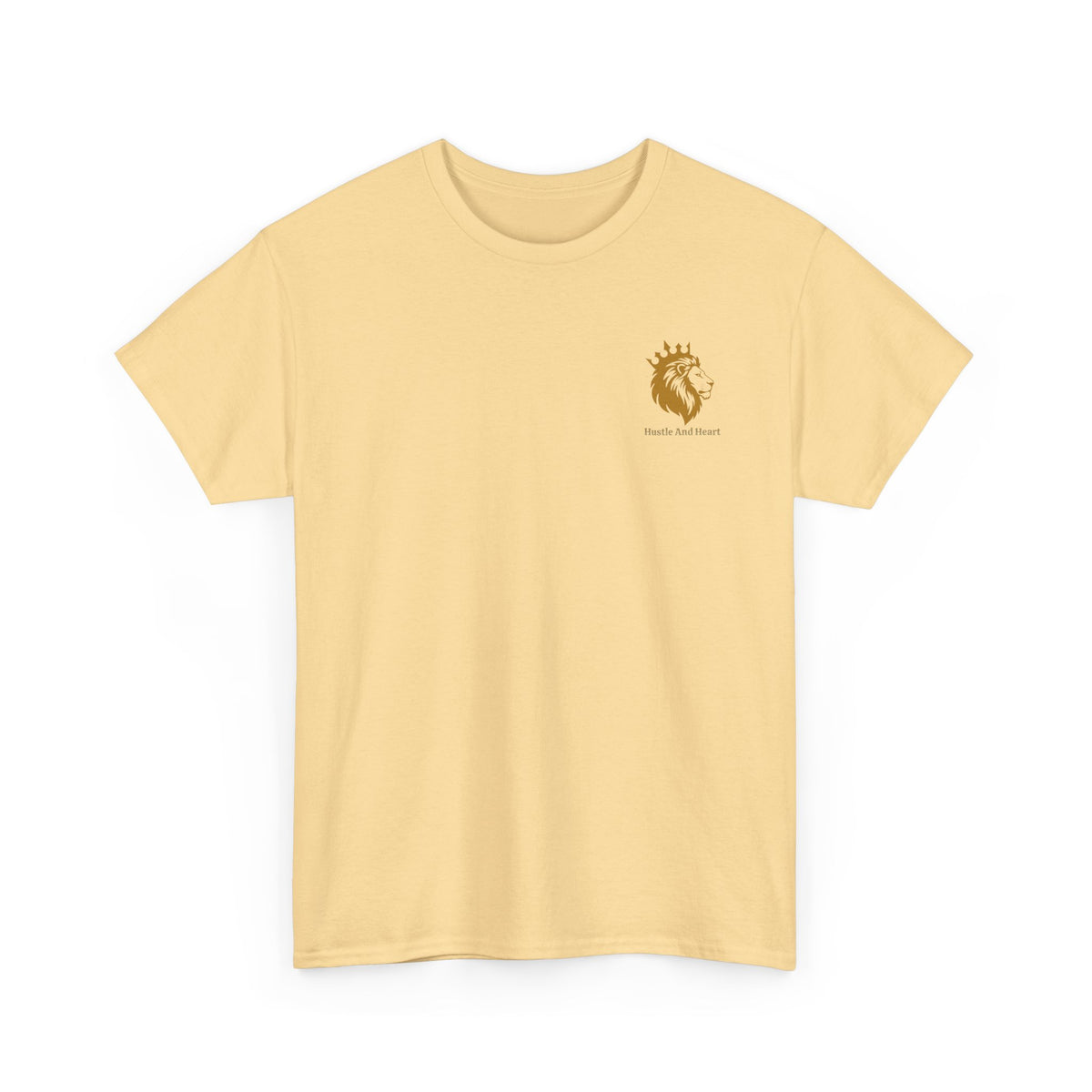 T-Shirt — Minimal Golden Deer Chest Logo Tee