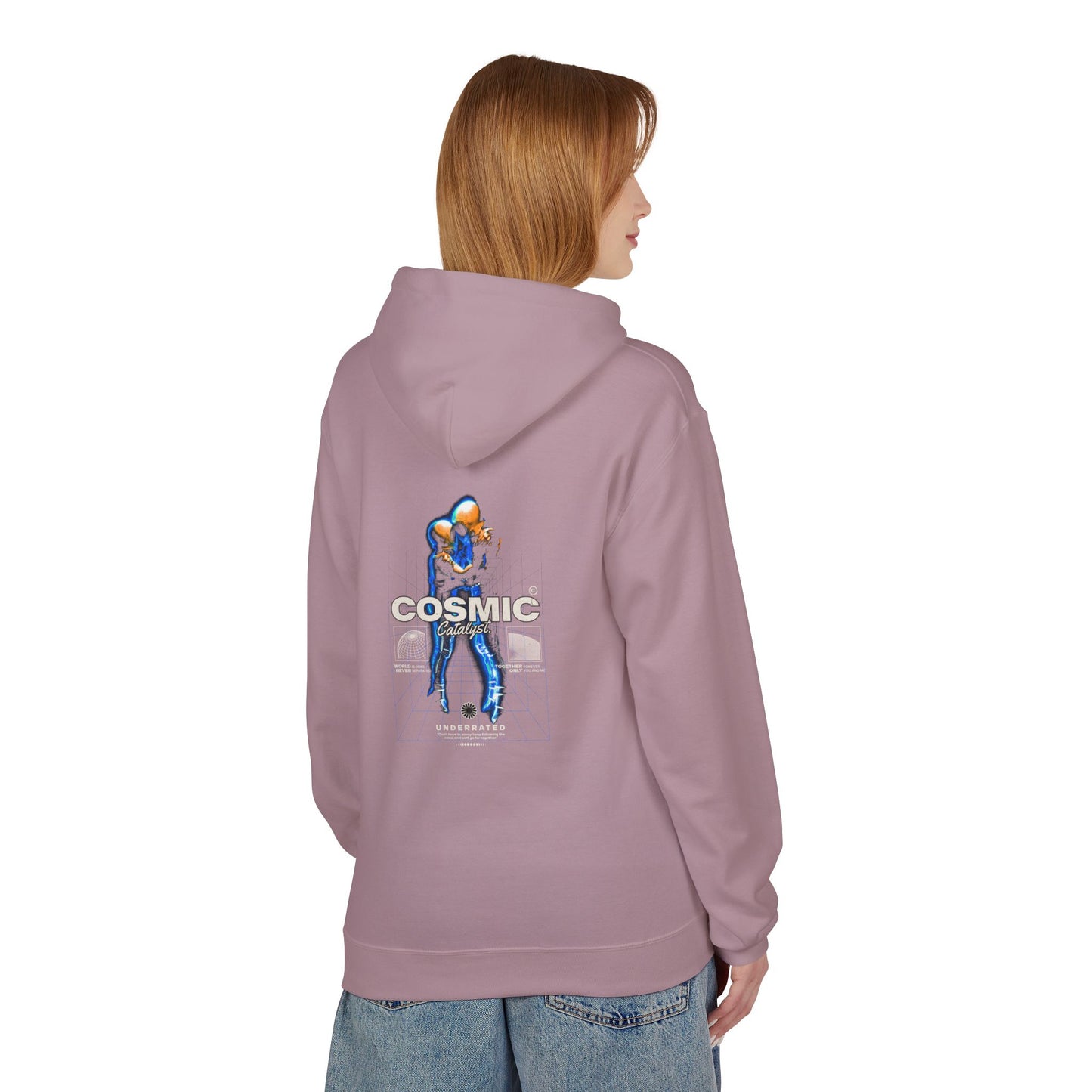 Cosmic Catalyst Graphic Hoodie — Futuristic Sci-Fi