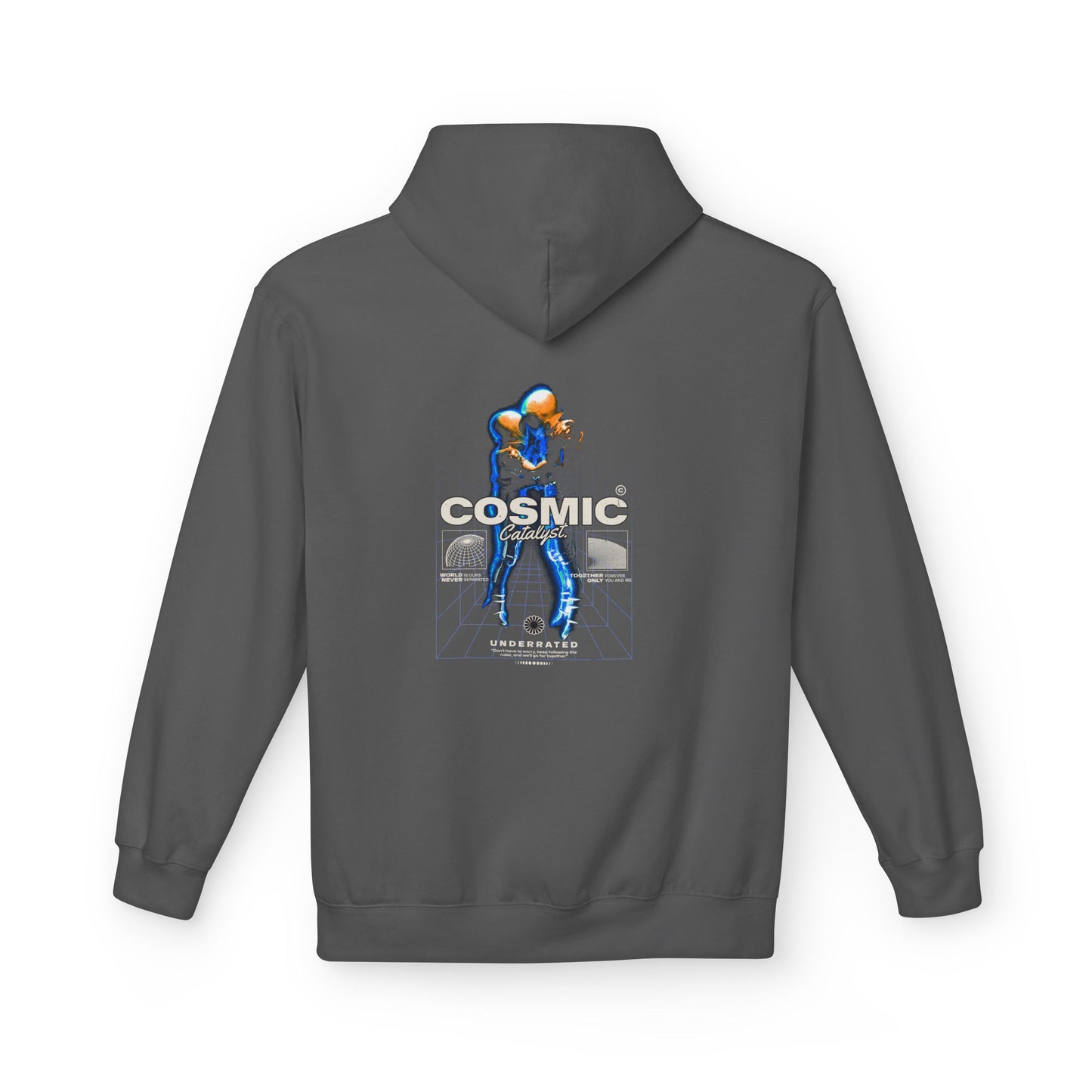 Cosmic Catalyst Graphic Hoodie — Futuristic Sci-Fi