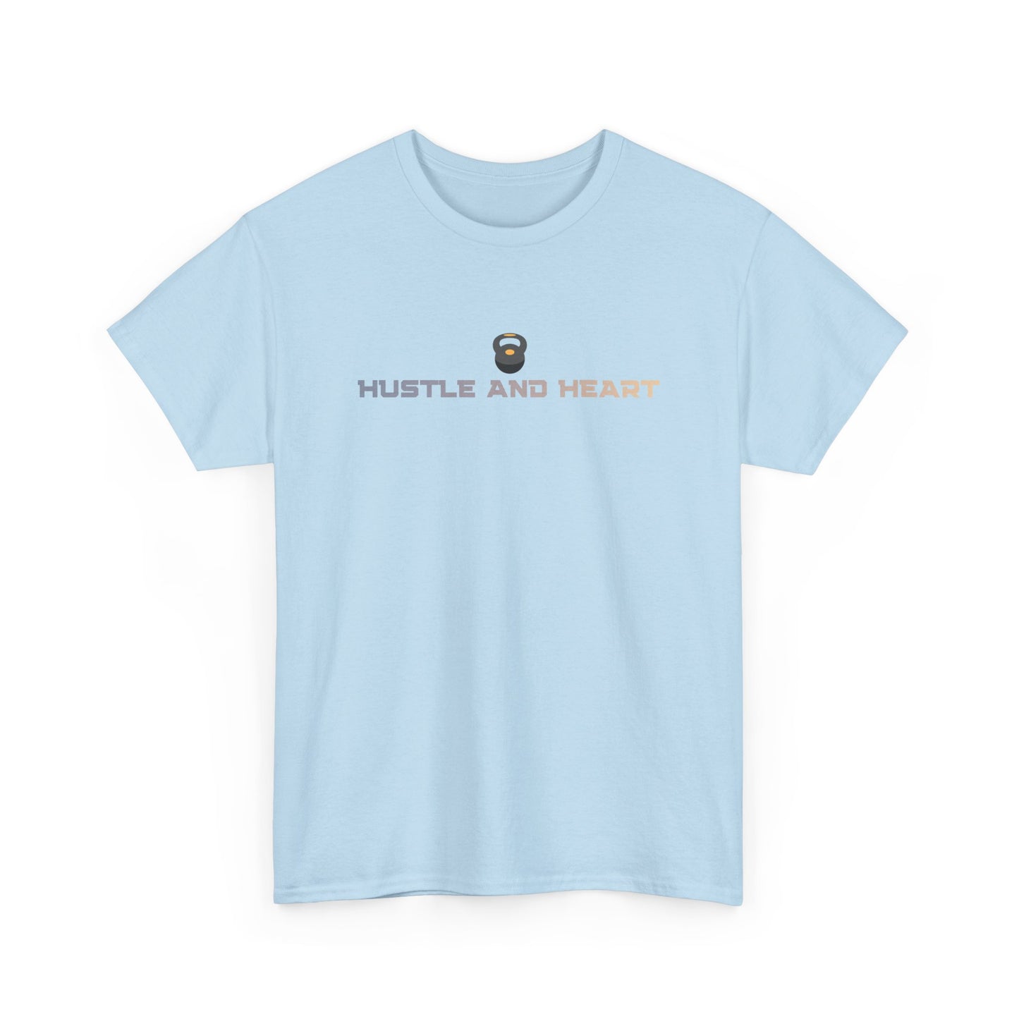 Hustle and Heart Tee — Minimal Motivational Graphic T-Shirt