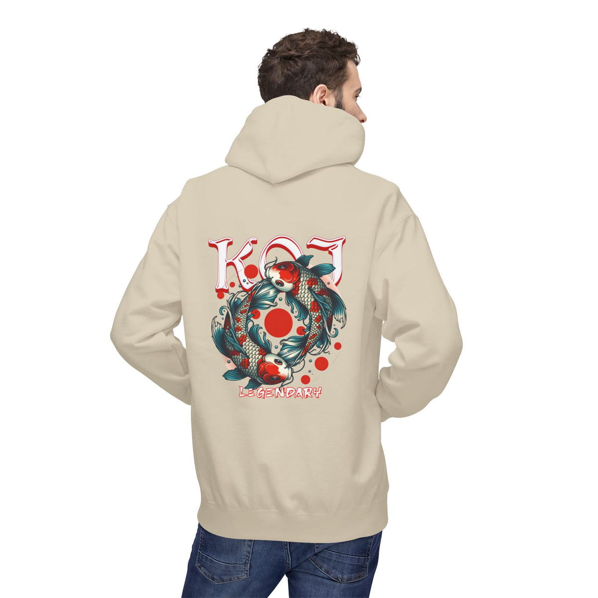 Legendary Koi Graphic Hoodie – Japanese Koi Fish Streetwear