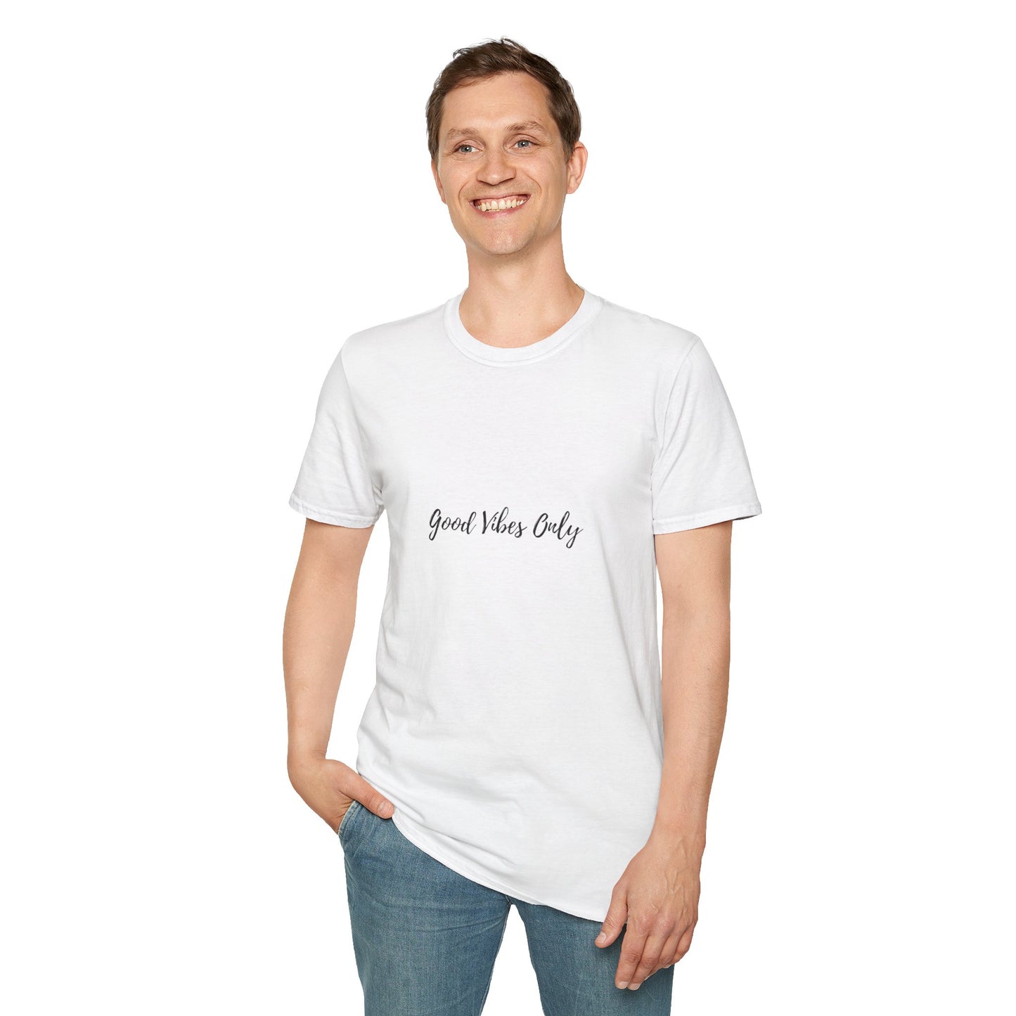 Good Vibes Only T-Shirt — Minimal Script Casual Tee