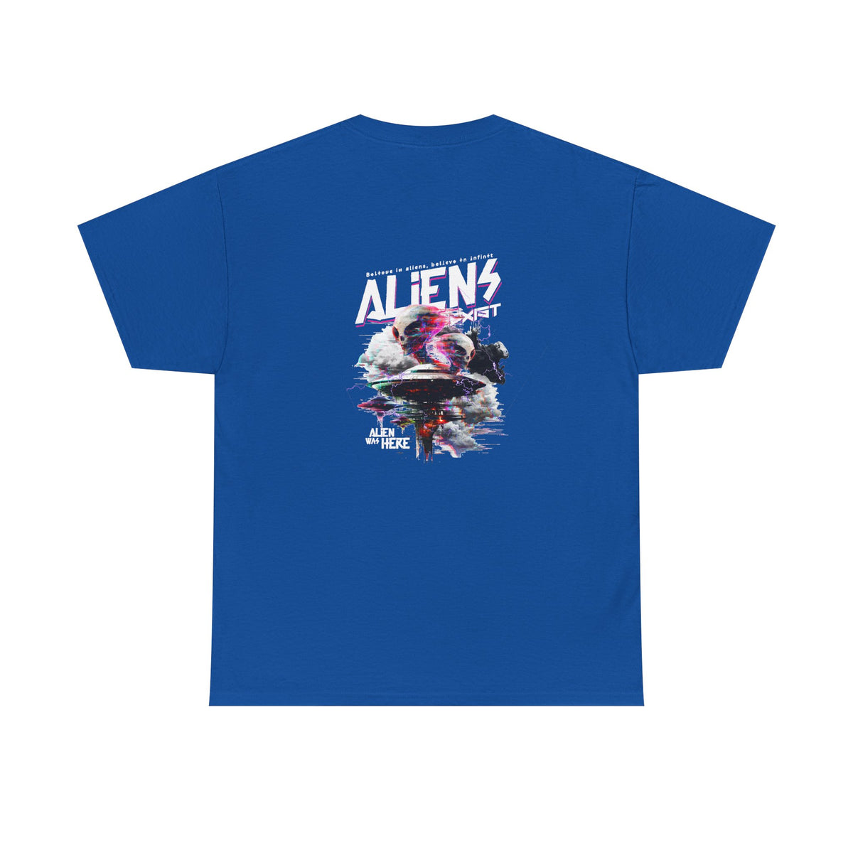 Aliens Exist T-Shirt — Sci-Fi Alien Graphic Streetwear Tee