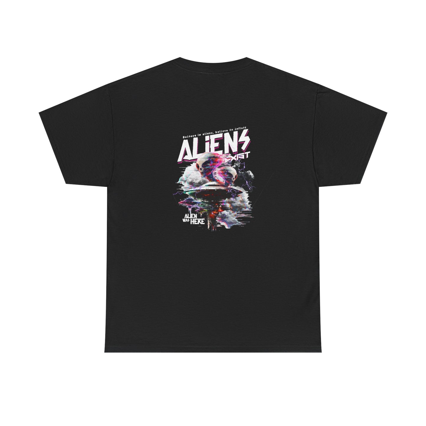 Aliens Exist T-Shirt — Sci-Fi Alien Graphic Streetwear Tee