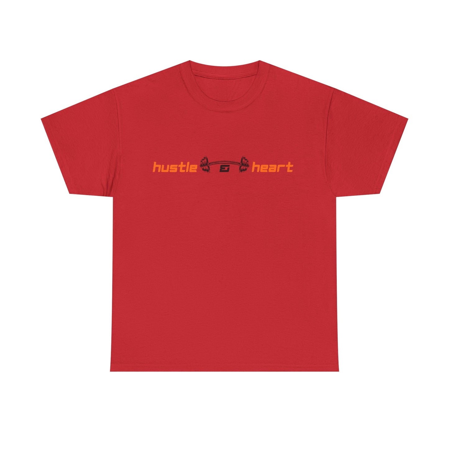 Hustle Heart Graphic Tee — Minimal Motivational T-Shirt